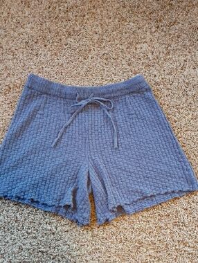 Free People Drawstring Women’s Shorts - Blue